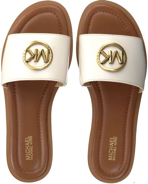 slippers michael kors sale|michael kors slides on sale.